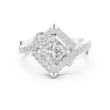Ladies Ring DDLR-321@7 - White Gold - Image