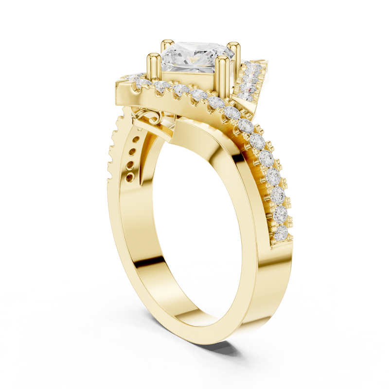 Ladies Ring DDLR-321@7 - Yellow Gold - Image