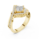 Ladies Ring DDLR-321@7 - Yellow Gold - Image
