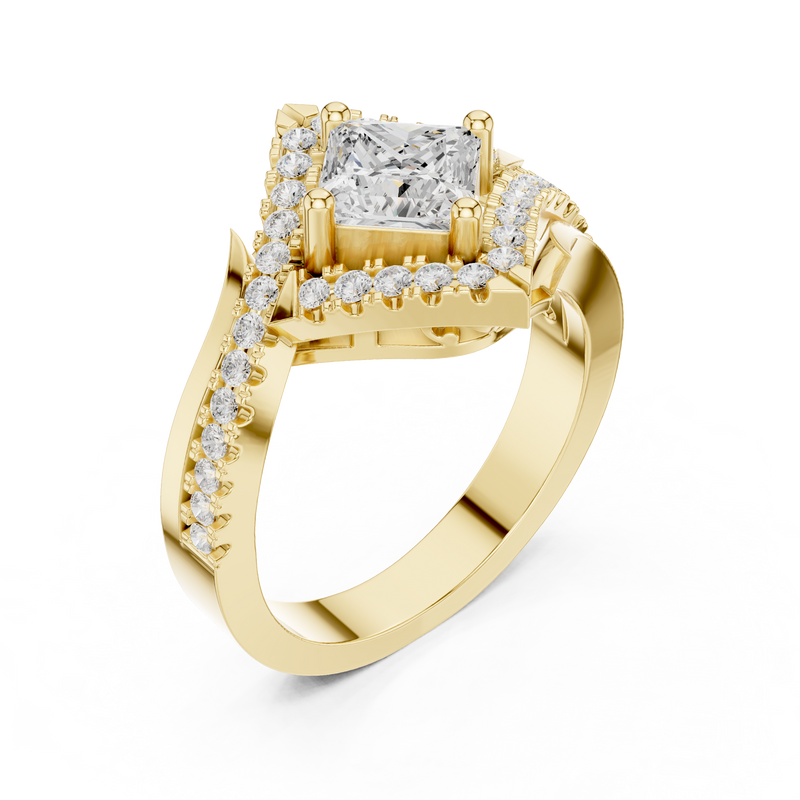 Ladies Ring DDLR-321@7 - Yellow Gold - Image