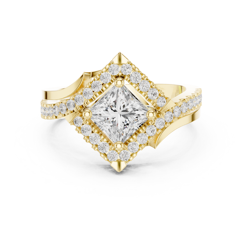 Ladies Ring DDLR-321@7 - Yellow Gold - Image