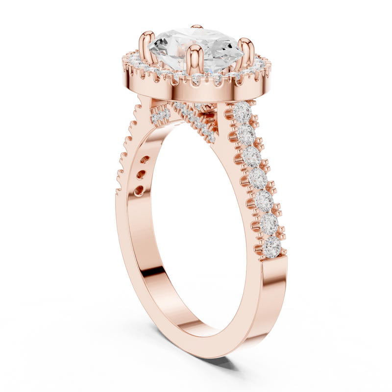 Ladies Ring DDLR-322@7 - Rose Gold - Image