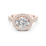 Ladies Ring DDLR-322@7 - Rose Gold - Image