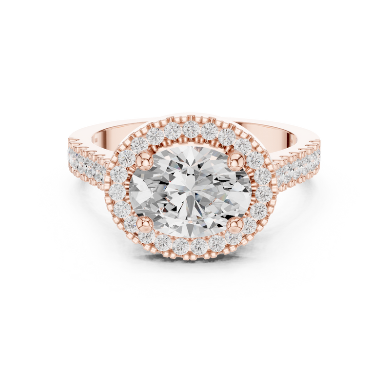 Ladies Ring DDLR-322@7 - Rose Gold - Image