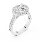 Ladies Ring DDLR-322@7 - White Gold - Image