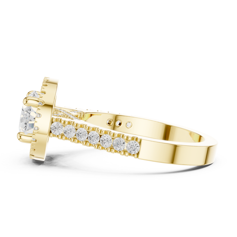 Ladies Ring DDLR-322@7 - Yellow Gold - Image
