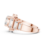 Ladies Ring DDLR-323@7 - Rose Gold - Image
