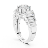 Ladies Ring DDLR-323@7 - White Gold - Image