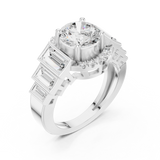 Ladies Ring DDLR-323@7 - White Gold - Image