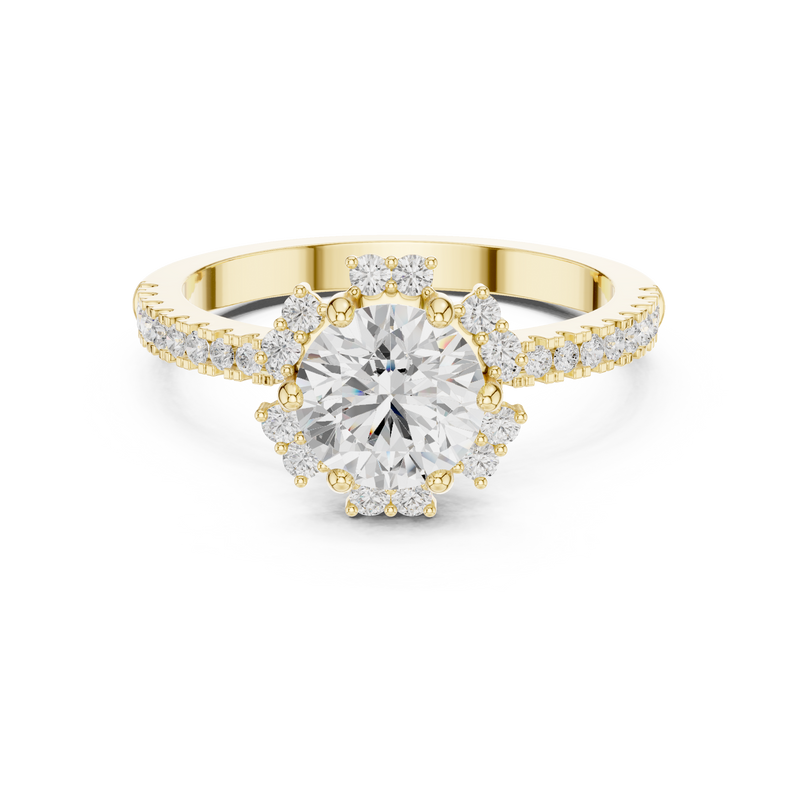Ladies Ring DDLR-324@7 - Yellow Gold - Image