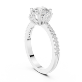 Ladies Ring DDLR-325@7 - White Gold - Image