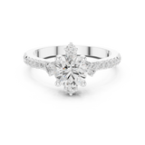 Ladies Ring DDLR-325@7 - White Gold - Image