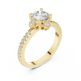 Ladies Ring DDLR-325@7 - Yellow Gold - Image