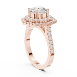 Ladies Ring DDLR-326@7 - Rose Gold - Image