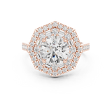 Ladies Ring DDLR-326@7 - Rose Gold - Image