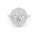 Ladies Ring DDLR-326@7 - White Gold - Image