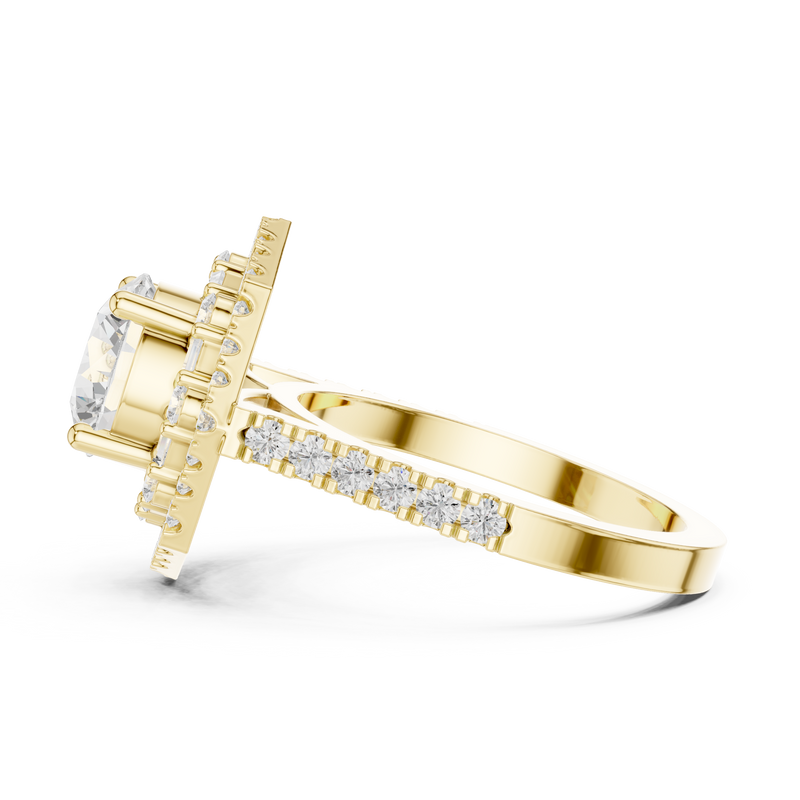Ladies Ring DDLR-326@7 - Yellow Gold - Image