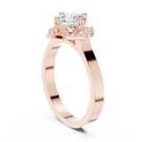 Ladies Ring DDLR-327@7 - Rose Gold - Image