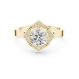Ladies Ring DDLR-327@7 - Yellow Gold - Image