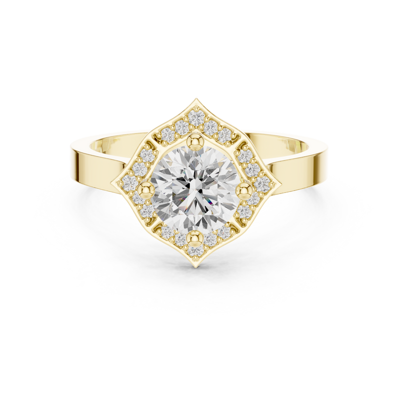 Ladies Ring DDLR-327@7 - Yellow Gold - Image