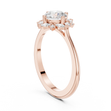 Ladies Ring DDLR-328@7 - Rose Gold - Image