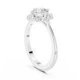Ladies Ring DDLR-328@7 - White Gold - Image