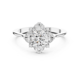 Ladies Ring DDLR-328@7 - White Gold - Image