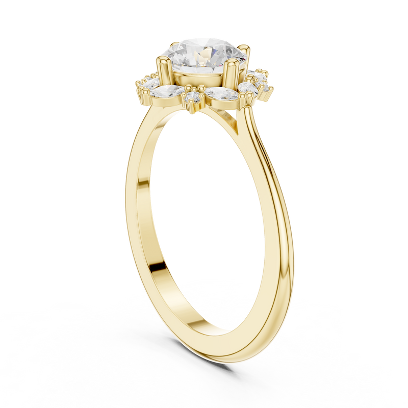 Ladies Ring DDLR-328@7 - Yellow Gold - Image