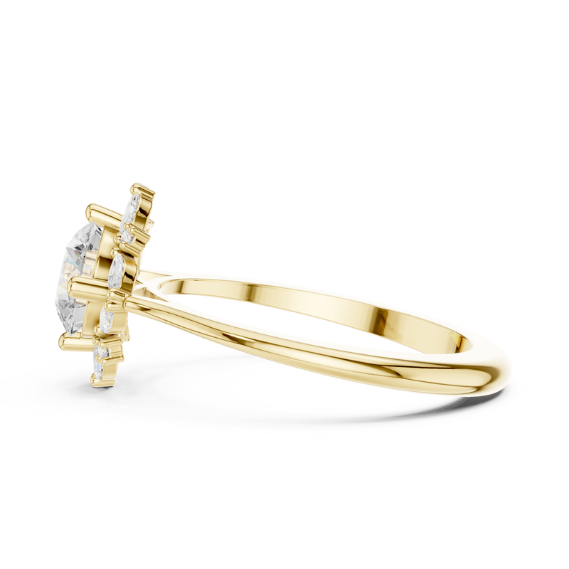 Ladies Ring DDLR-328@7 - Yellow Gold - Image