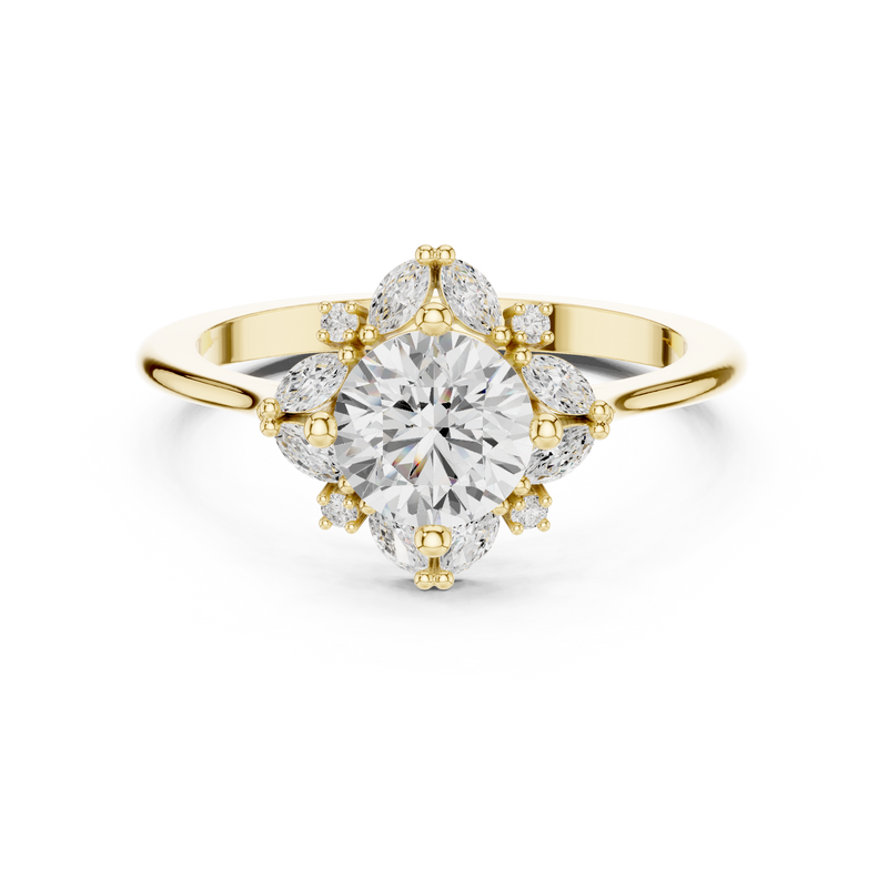 Ladies Ring DDLR-328@7 - Yellow Gold - Image