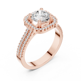Ladies Ring DDLR-329@7 - Rose Gold - Image