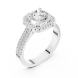 Ladies Ring DDLR-329@7 - White Gold - Image