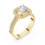 Ladies Ring DDLR-329@7 - Yellow Gold - Image