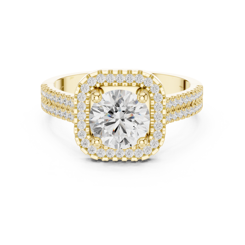 Ladies Ring DDLR-329@7 - Yellow Gold - Image