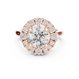 Ladies Ring DDLR-330@7 - Rose Gold - Image