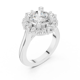 Ladies Ring DDLR-330@7 - White Gold - Image
