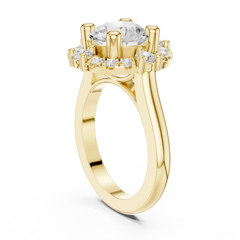 Ladies Ring DDLR-330@7 - Yellow Gold - Image