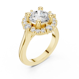 Ladies Ring DDLR-330@7 - Yellow Gold - Image