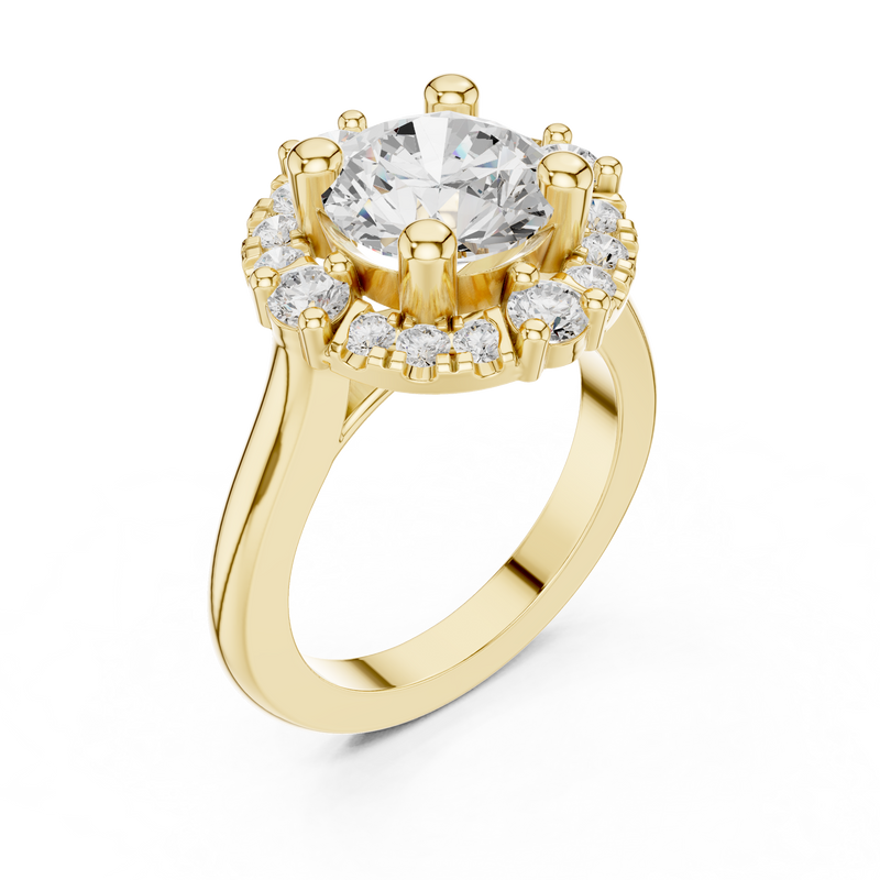 Ladies Ring DDLR-330@7 - Yellow Gold - Image
