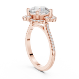 Ladies Ring DDLR-331@7 - Rose Gold - Image