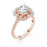 Ladies Ring DDLR-331@7 - Rose Gold - Image