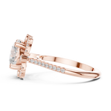 Ladies Ring DDLR-331@7 - Rose Gold - Image