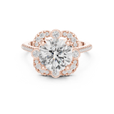 Ladies Ring DDLR-331@7 - Rose Gold - Image