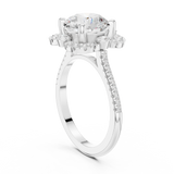 Ladies Ring DDLR-331@7 - White Gold - Image