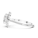 Ladies Ring DDLR-331@7 - White Gold - Image