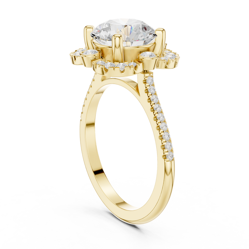 Ladies Ring DDLR-331@7 - Yellow Gold - Image
