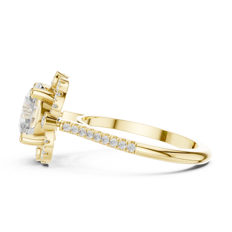 Ladies Ring DDLR-331@7 - Yellow Gold - Image