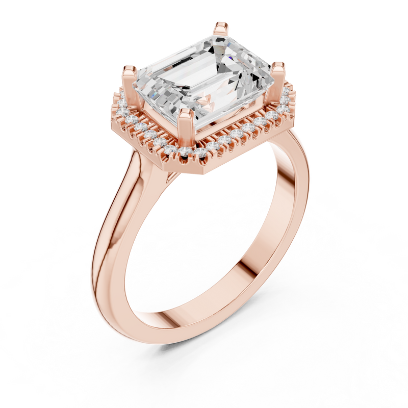 Ladies Ring DDLR-332@7 - Rose Gold - Image