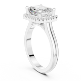 Ladies Ring DDLR-332@7 - White Gold - Image