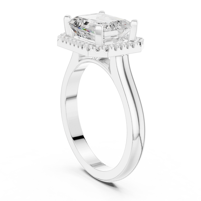 Ladies Ring DDLR-332@7 - White Gold - Image